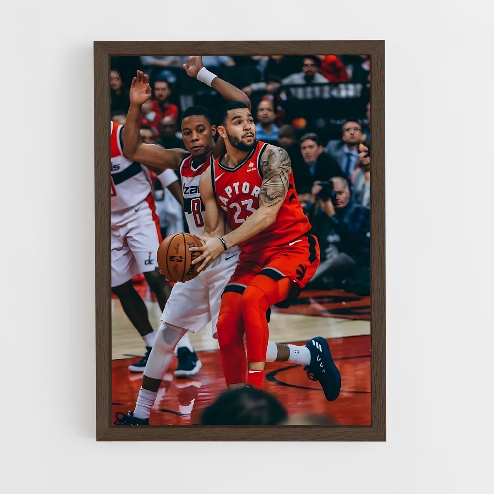 Poster La Légende en Rouge – affiche Basketball (vue 5)